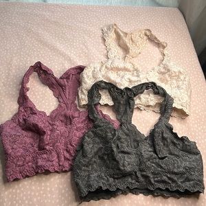 Felons Three-pack of Bralettes